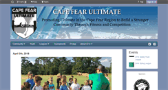 Desktop Screenshot of capefearultimate.org